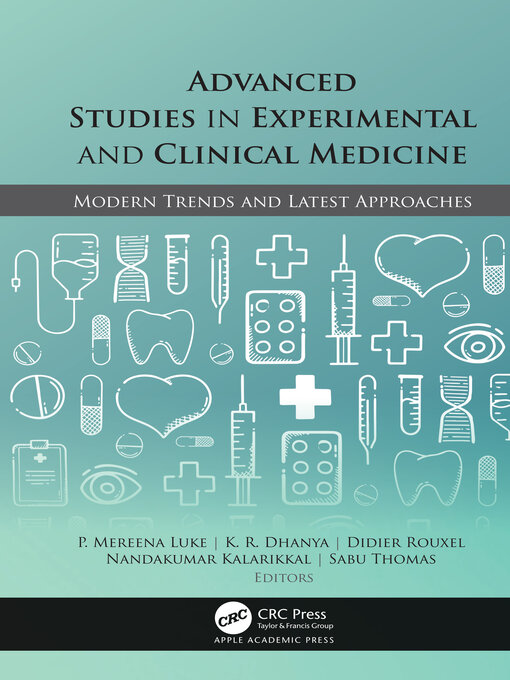 Title details for Advanced Studies in Experimental and Clinical Medicine by P. Mereena Luke - Wait list
